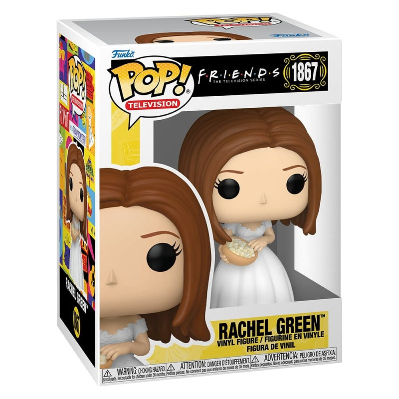RACHEL GREEN FRIENDS WEDDING DRESS POP TV VINYL FIGURINE 9 CM