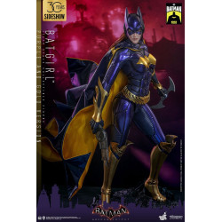 BATGIRL PURPLE AND GOLD VERSION BATMAN ARKHAM KNIGHT FIGURINE VIDEOGAME MASTERPIECE 32 CM