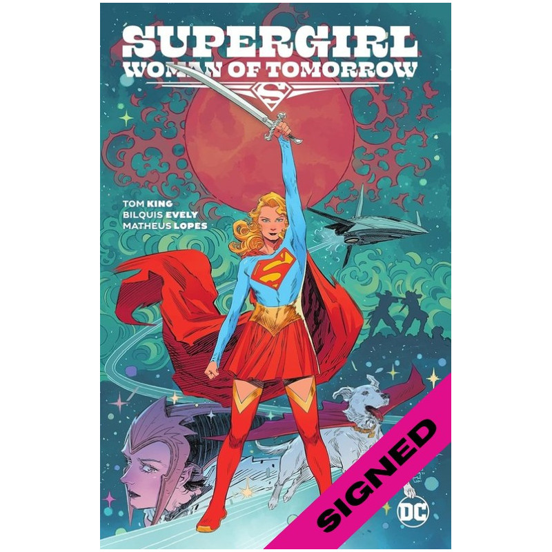 SUPERGIRL WOMAN OF TOMORROW TP SIGNED BY TOM KING