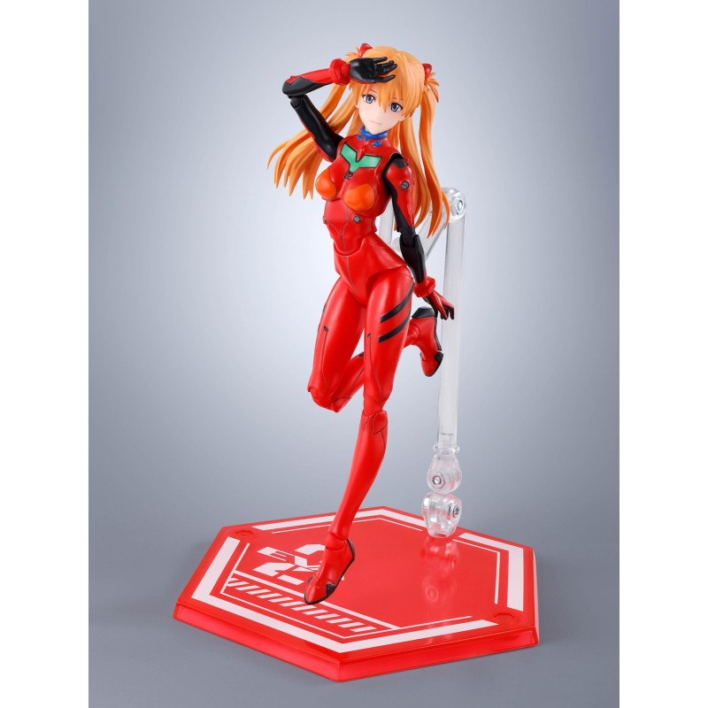 ASUKA SHIKIGAMI LANGLEY NEON GENESIS EVANGELION FIGURINE S H FIGUARTS 14 CM