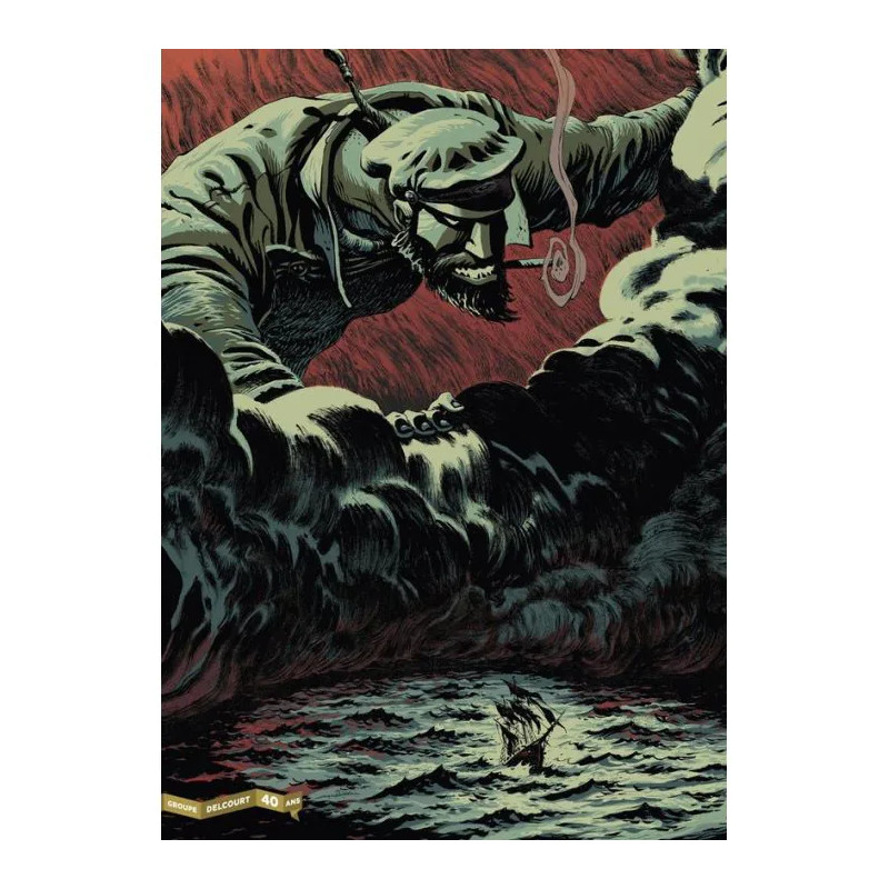 LE LOUP DES MERS 40 ANS DELCOURT