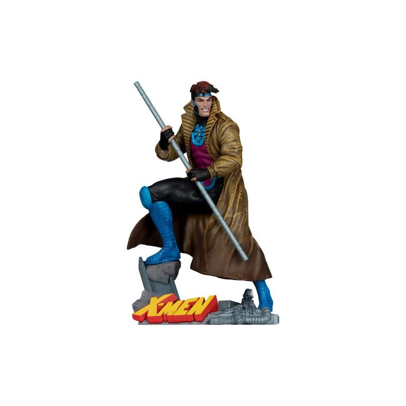 GAMBIT MARVEL COLLECTION STATUETTE PVC 1 10 18CM