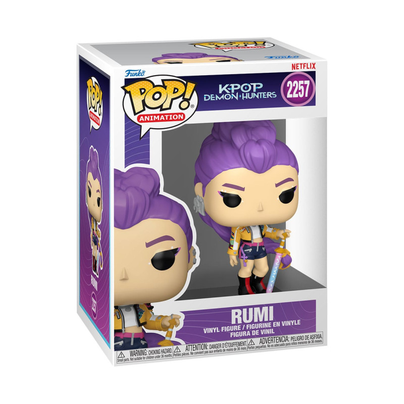 RUMI KPOP DEMON HUNTERS POP ANIMATION VINYL FIGURINE 9 CM