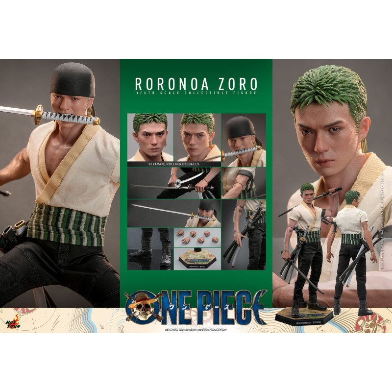 RORONOA ZORO ONE PIECE NETFLIX FIGURINE 31 CM