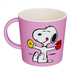 MUG PEANUTS SNOOPY MORE COFFEE MORE DONUTS