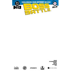 DC K.O. BOSS BATTLE 1 (ONE-SHOT) CVR H BLANK CARD STOCK VAR