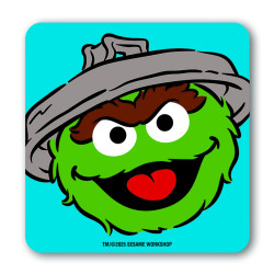 SESAME STREET OSCAR COASTERS COLOURED