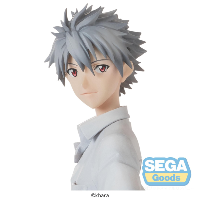 KAWORU NAGISA UNIFORM REBUILD OF EVANGELION STATUETTE PVC EVANGELION NEW THEATRICAL EDITION 22 CM