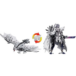 TRANSFORMERS TAKARA MONSTER HUNTER SILVER RATHALOS PRIME ACTION FIGURE