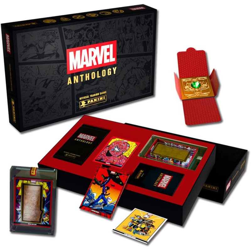MARVEL ANTHOLOGY TREASURE BOX TRADING CARDS BOITE DE 6 BOOSTERS DE 10 CARTES