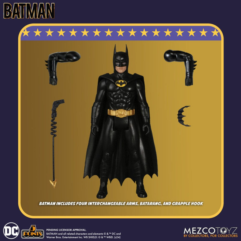 BATMAN 1989 FIGURINES 5 POINTS 9 CM