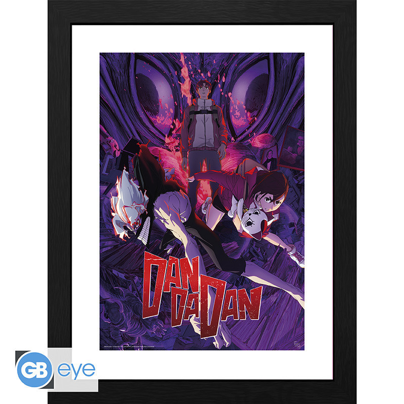 DAN DA DAN TIRAGE CADRE KEY ART AME MARQUEE 30 X 40 CM