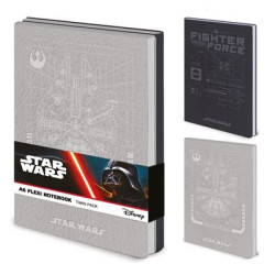 STAR WARS REBELLION A6 FLEXI NOTEBOOK TWIN PACK