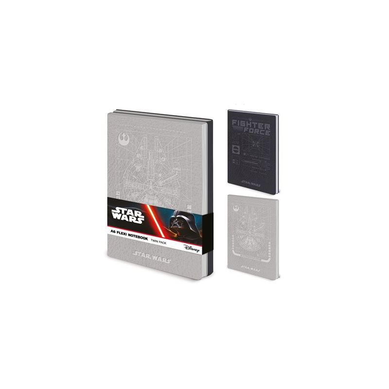 STAR WARS REBELLION A6 FLEXI NOTEBOOK TWIN PACK