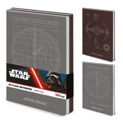 STAR WARS EMPIRE A6 FLEXI NOTEBOOK TWIN PACK