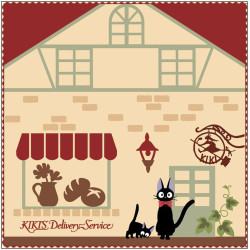 MINI SERVIETTE DIORAMA 25X25 KIKI LA PETITE SORCIERE