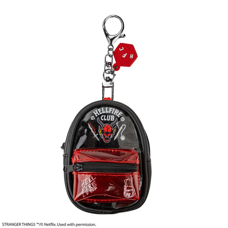HELLFIRE CLUB STRANGER THINGS PORTE CLES POCHETTE