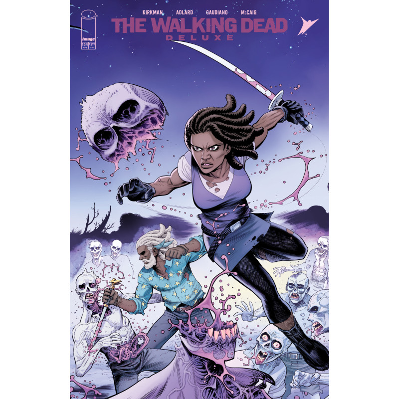 WALKING DEAD DELUXE 134 CVR C CLIFF RATHBURN CONNECTING VAR (MR)