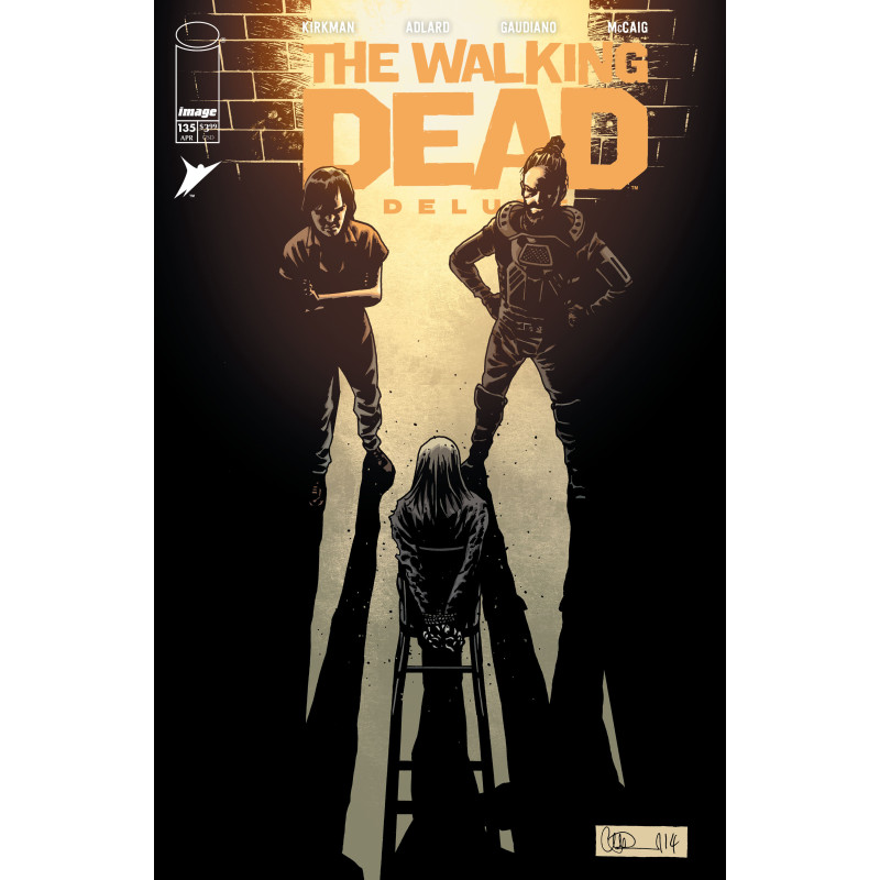 WALKING DEAD DELUXE 135 CVR B CHARLIE ADLARD & DAVE MCCAIG VAR (MR)
