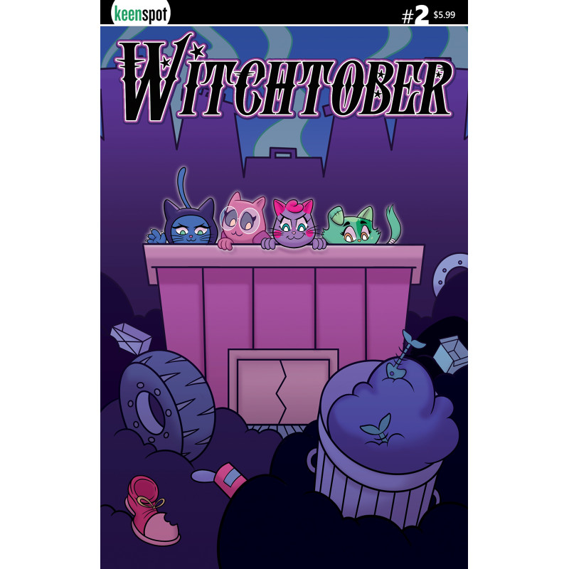 WITCHTOBER 2 CVR C FER LOZADA GARBAGE PAIL CATS VAR