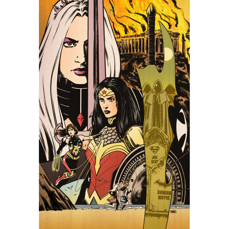 WONDER WOMAN 32 CVR E JORGE FORNES THINGS TO COME CARD STOCK VAR