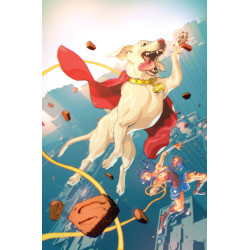 WONDER WOMAN 32 CVR F GERALD PAREL APRIL DROOLS CARD STOCK VAR