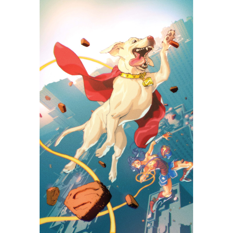 WONDER WOMAN 32 CVR F GERALD PAREL APRIL DROOLS CARD STOCK VAR