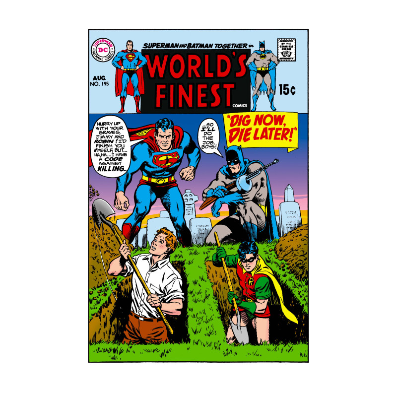 WORLDS FINEST COMICS 195 FACSIMILE EDITION CVR A CURT SWAN