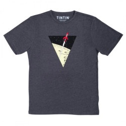 TSHIRT TRIANGLE FUSEE GRIS TAILLE 10 ANS
