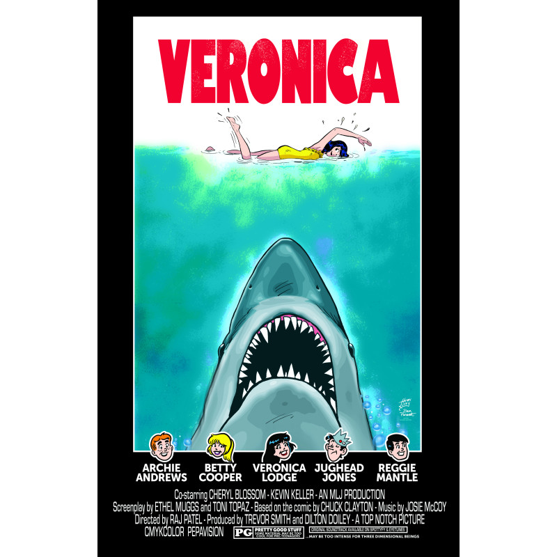 ARCHIES TV LAUGH OUT 79 FACSIMILE EDITION CVR C DAN PARENT ROSARIO TITO PENA VERONICA MOVIE POSTER VAR