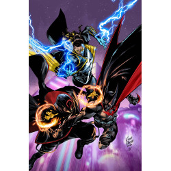 BATMAN STATIC BEYOND 6 (OF 6) CVR C FICO OSSIO CARD STOCK VAR