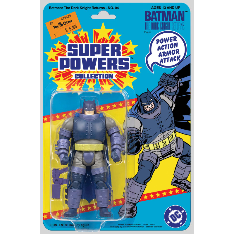 BATMAN THE DARK KNIGHT RETURNS 4 (OF 4) FACSIMILE EDITION CVR B JASON GEYER & ALEX SAVIUK DARK KNIGHT RETURNS ARMORED SUPER POWE