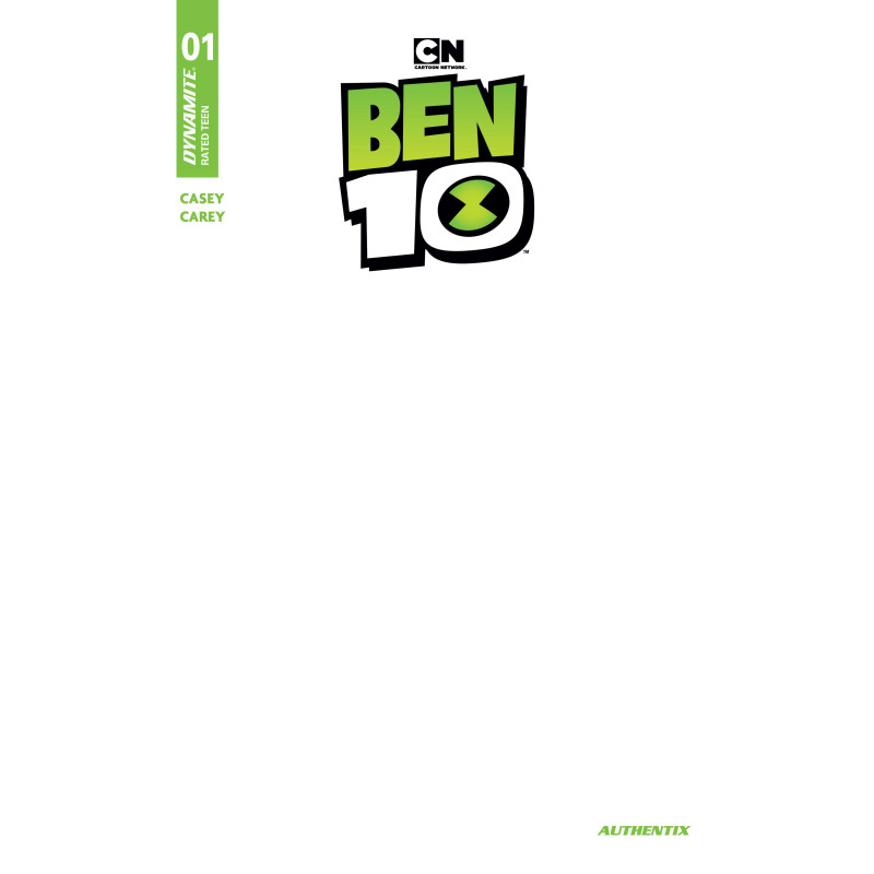 BEN 10 1 CVR F BLANK AUTHENTIX VAR