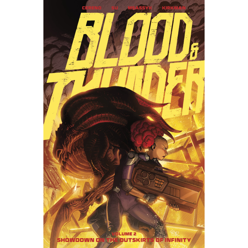 BLOOD & THUNDER TP VOL 02 SHOWDOWN ON THE OUTSKIRTS EJ SU & MSASSYK CVR (MR)