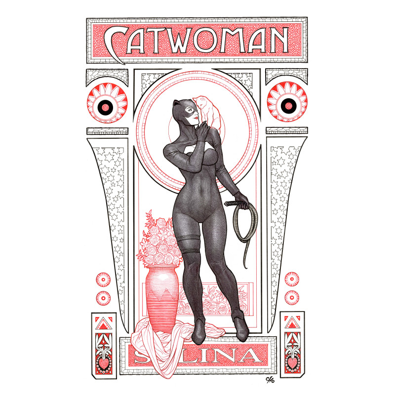 CATWOMAN 87 CVR B FRANK CHO CARD STOCK VAR