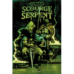CONAN THE BARBARIAN SCOURGE OF THE SERPENT TP VOL 01 DIRECT MARKET EDITION ROBERTO DE LA TORRE GLOW IN THE DARK CVR (MR)