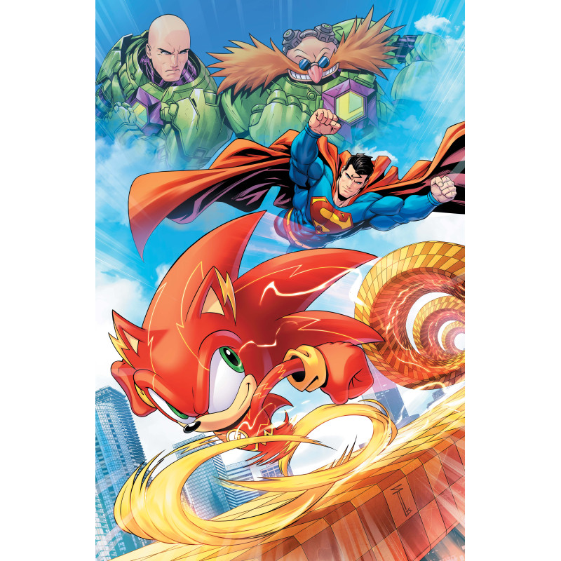 DC X SONIC THE HEDGEHOG THE METAL LEGION 1 (OF 5) CVR C SERG ACUNA CARD STOCK VAR