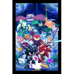 DC X SONIC THE HEDGEHOG THE METAL LEGION 1 (OF 5) CVR D MIN HO KIM CARD STOCK VAR