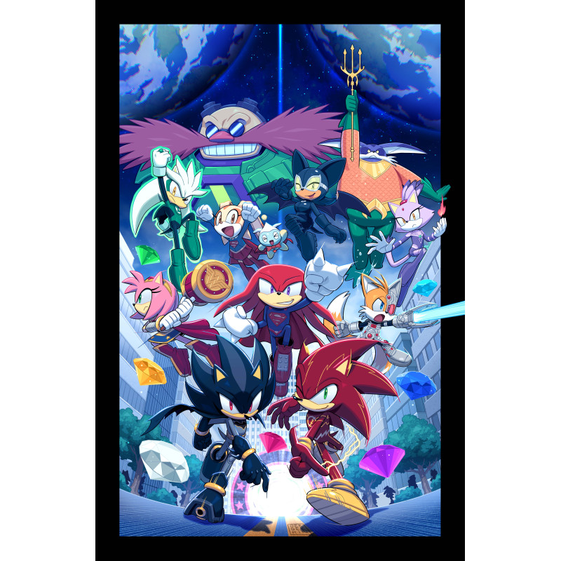 DC X SONIC THE HEDGEHOG THE METAL LEGION 1 (OF 5) CVR D MIN HO KIM CARD STOCK VAR