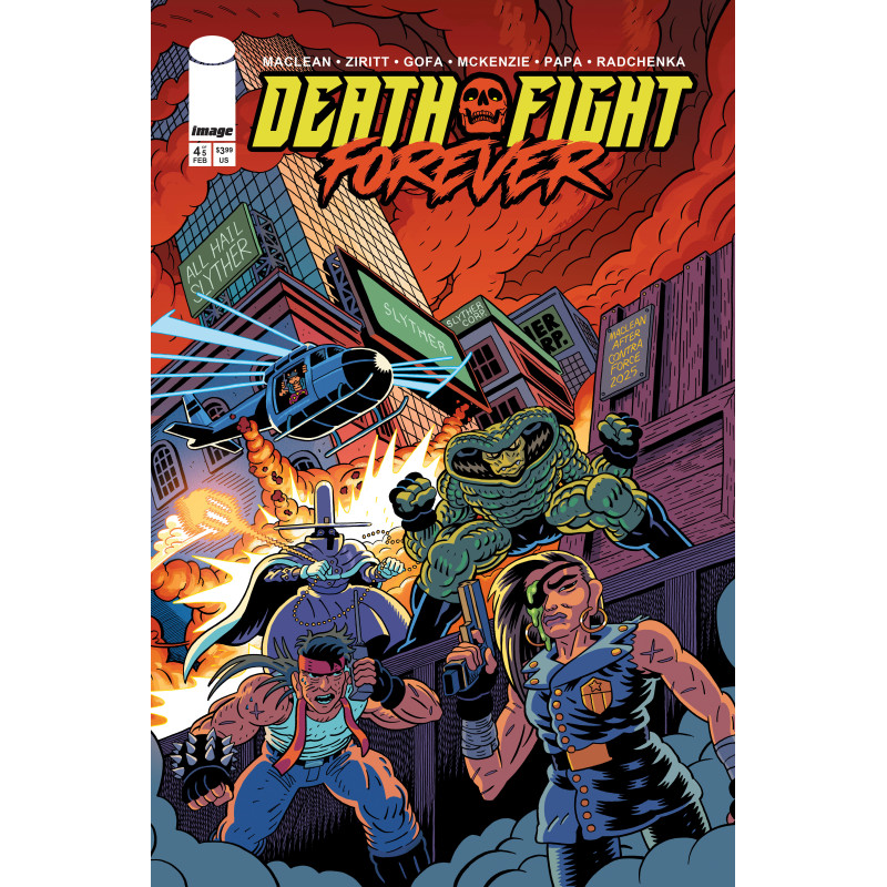 DEATH FIGHT FOREVER 4 (OF 5) CVR A ANDREW MACLEAN (MR)