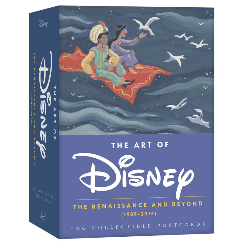 DISNEY THE ART OF DISNEY THE RENAISSANCE AND BEYOND 1989-2014 100 COLLECTIBLE POSTCARDS Previously Offered thru Other Distributo