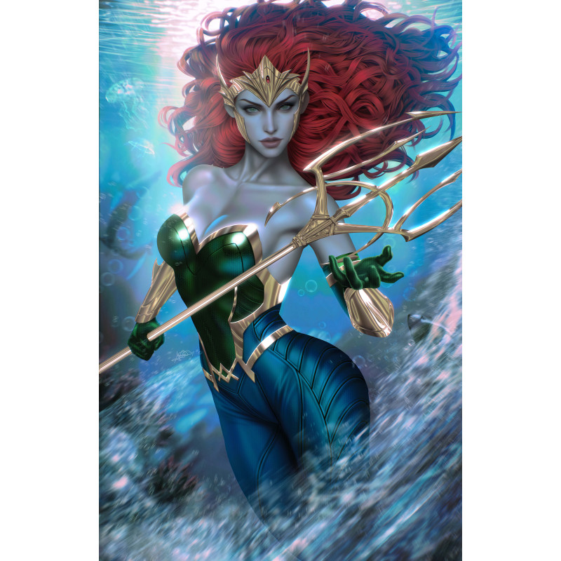 EMPEROR AQUAMAN 17 CVR B ARIEL DIAZ CARD STOCK VAR