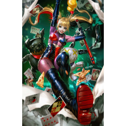 HARLEY QUINN 62 CVR D DERRICK CHEW CARD STOCK VAR