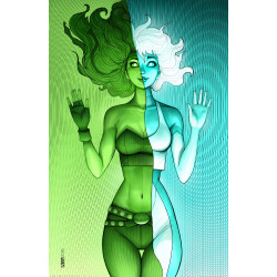 JUSTICE LEAGUE UNLIMITED 19 CVR C NATHAN SZERDY CARD STOCK VAR