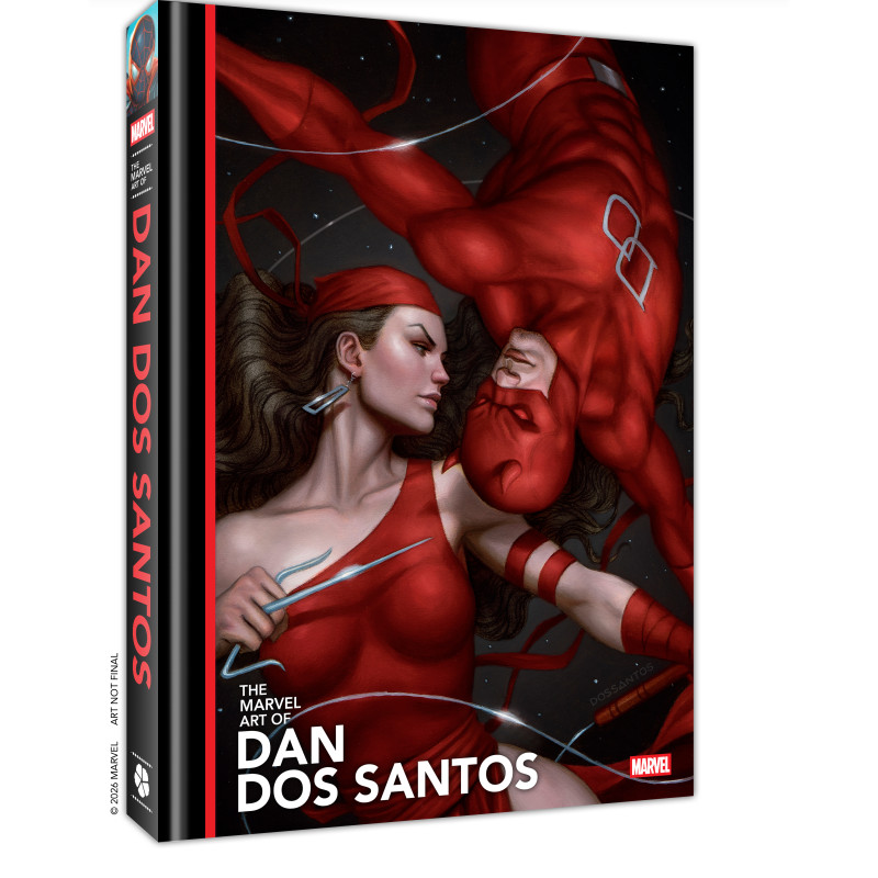 MARVEL ART OF DAN DOS SANTOS HC DIRECT MARKET ED