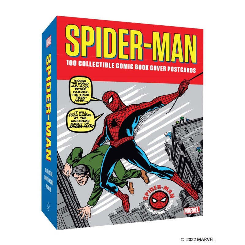 MARVEL SPIDER-MAN 100 COLLECTIBLE COMIC BOOK COVER POSTCARDS Previously Offered thru Other Distributors