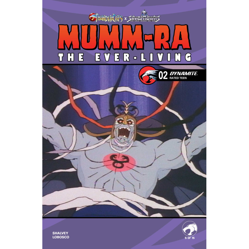 MUMM RA THE EVER LIVING 2 CVR E ANIMATION ART VAR