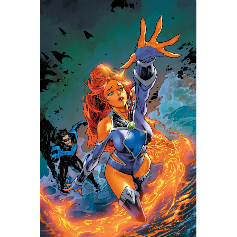NEW TITANS 35 CVR C STEPHEN SEGOVIA CARD STOCK VAR
