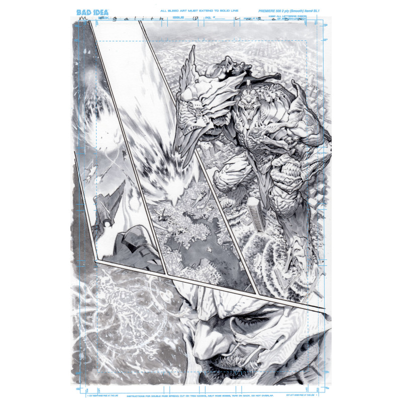 OLYMPUS SAGA MEGALITH 1 (OF 4) CVR E LEWIS LAROSA ORIGINAL ART EDITION 2 VAR