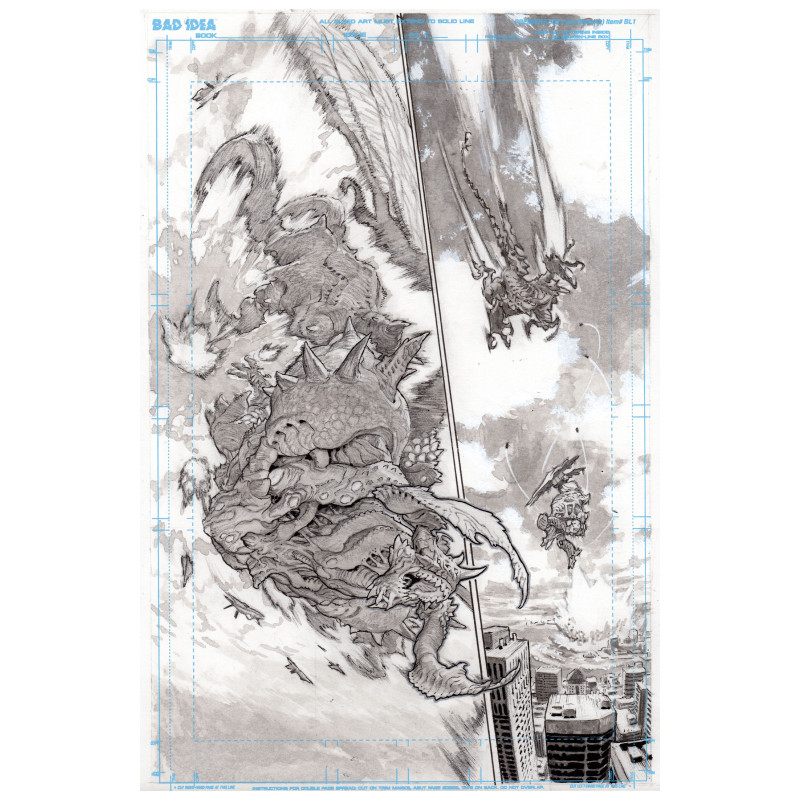 OLYMPUS SAGA MEGALITH 1 (OF 4) CVR F LEWIS LAROSA ORIGINAL ART EDITION 3VAR